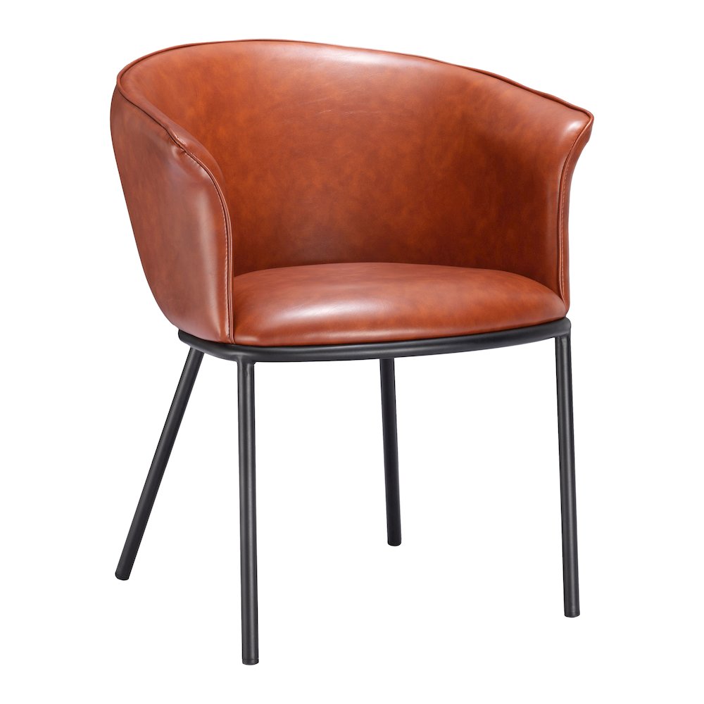 Garston Dining Chair Brown. Picture 6