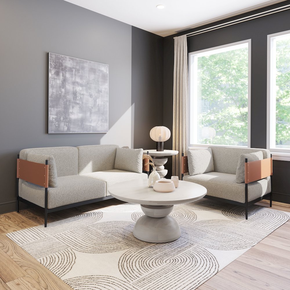 Stirbe Armchair Gray. Picture 9