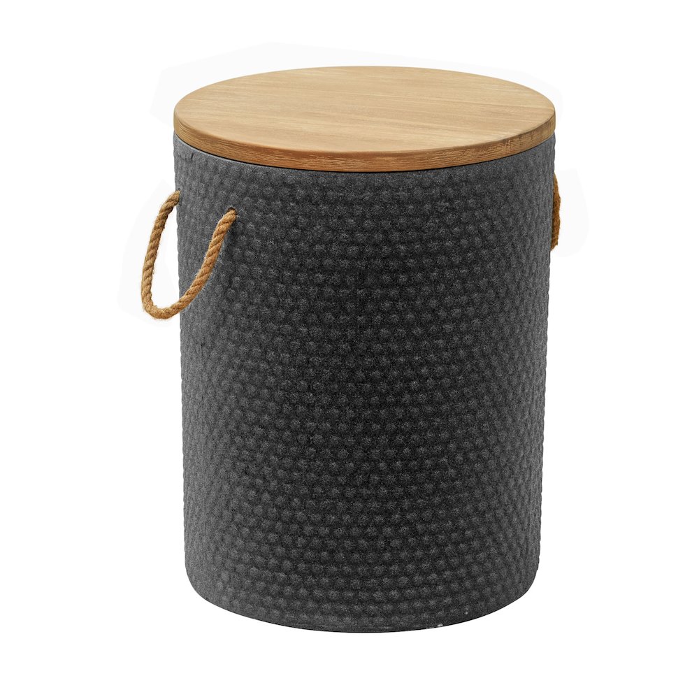 Beban Side Table Natural & Black. Picture 6