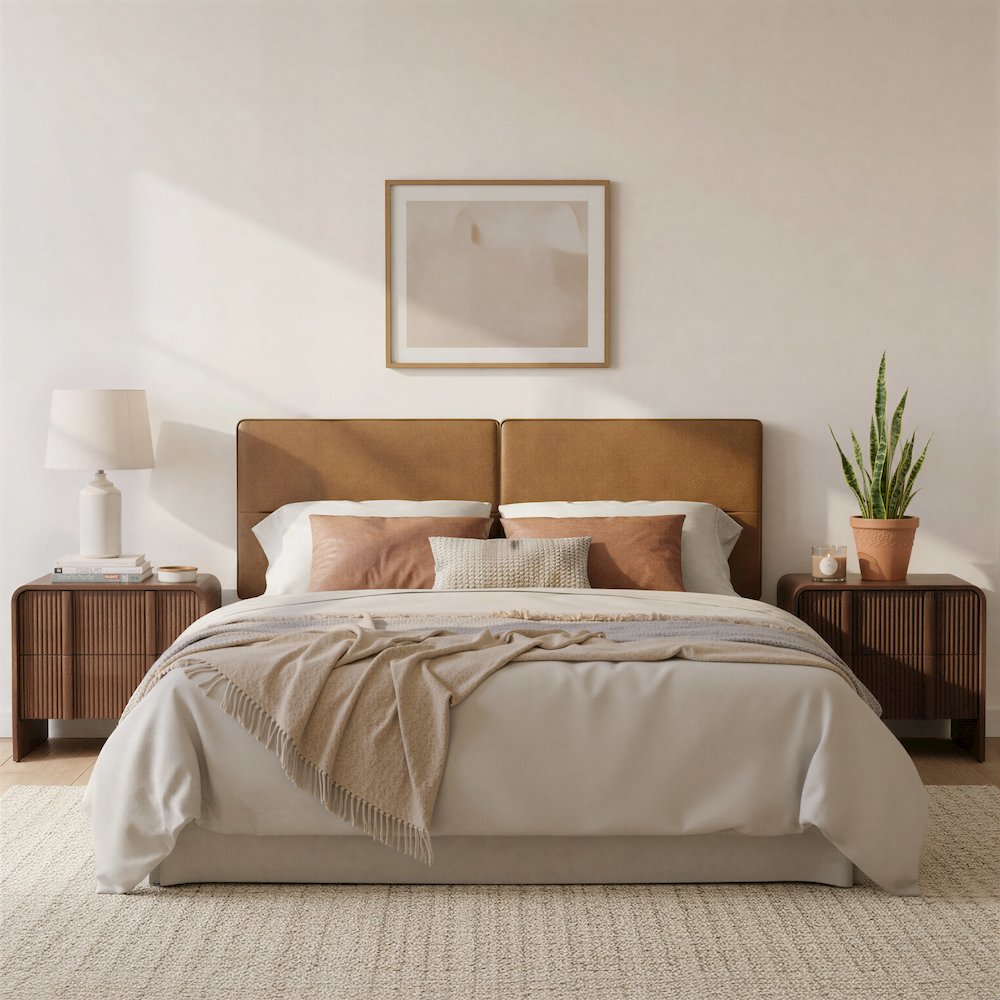 Calipso Nightstand Walnut. Picture 3