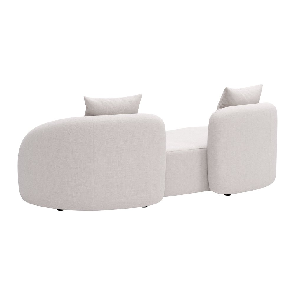 Sunny Isles Loveseat Beige. Picture 5