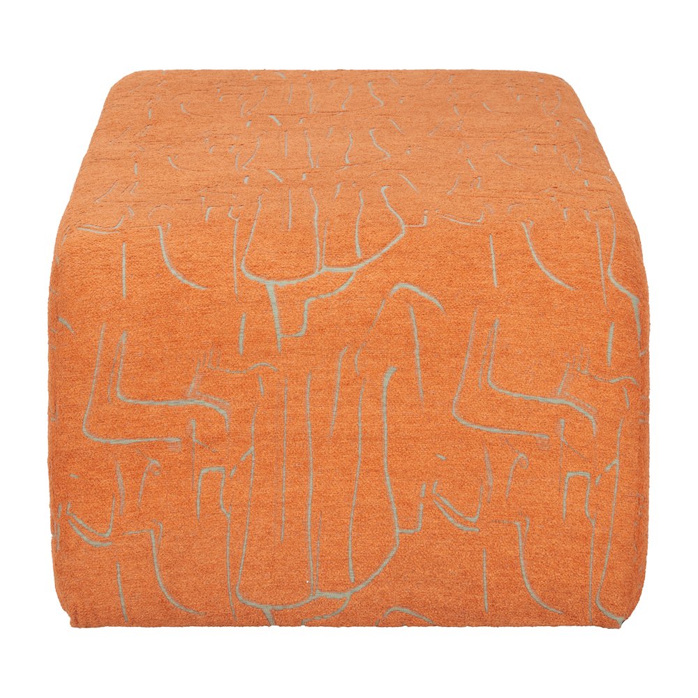 Nendo Bench Abstract Orange. Picture 2