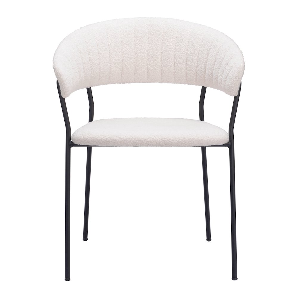 Josephine Dining Chair (Set of 2) Cream. Picture 3
