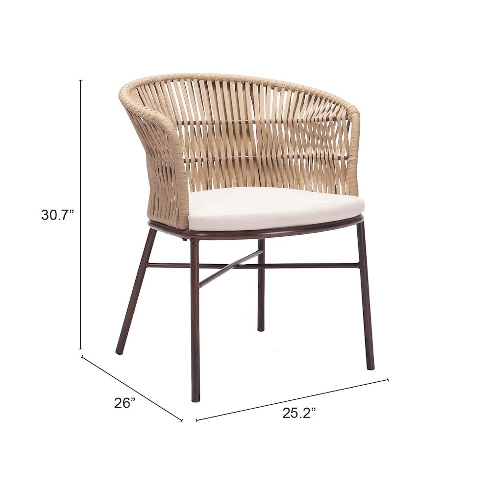 Freycinet Dining Chair (Set of 2) Natural. Picture 7