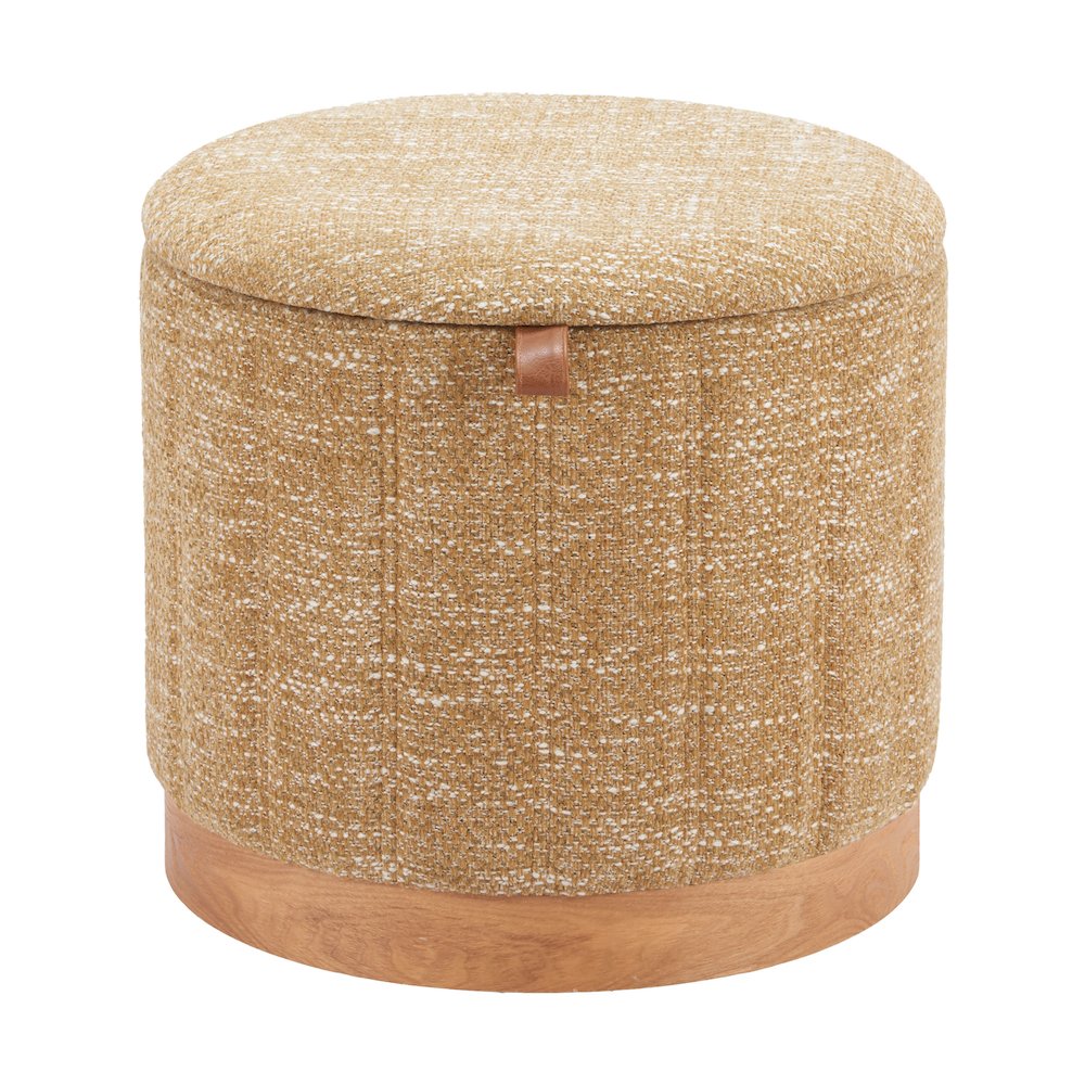 Fije Storage Ottoman Oat Yellow. Picture 3