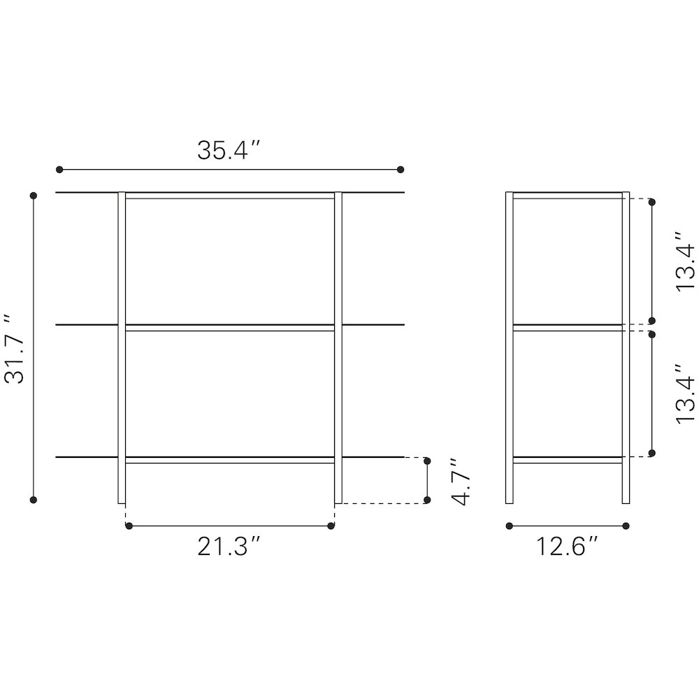 Tre Console Table Blue. Picture 10