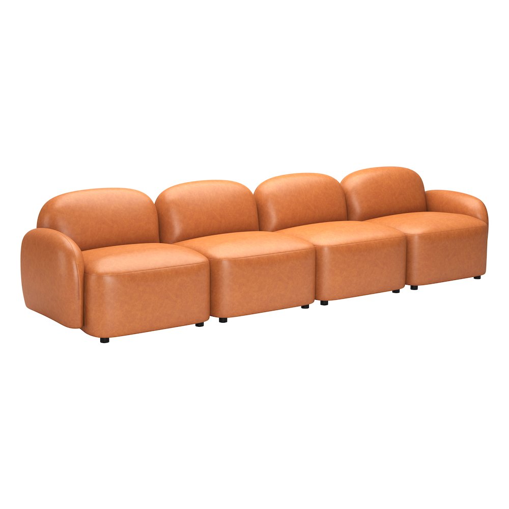 Cleo Modular Sofa Brown. Picture 11