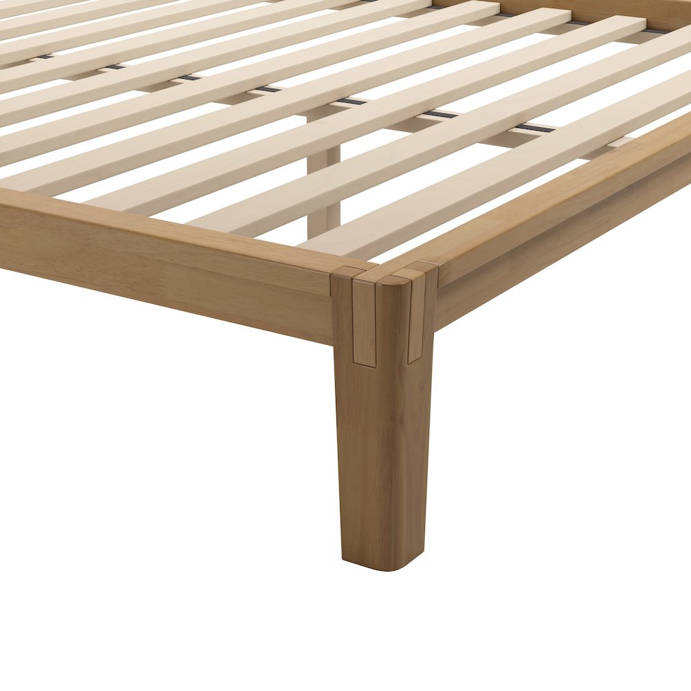 Luum Queen Platform Bed Frame Natural. Picture 7