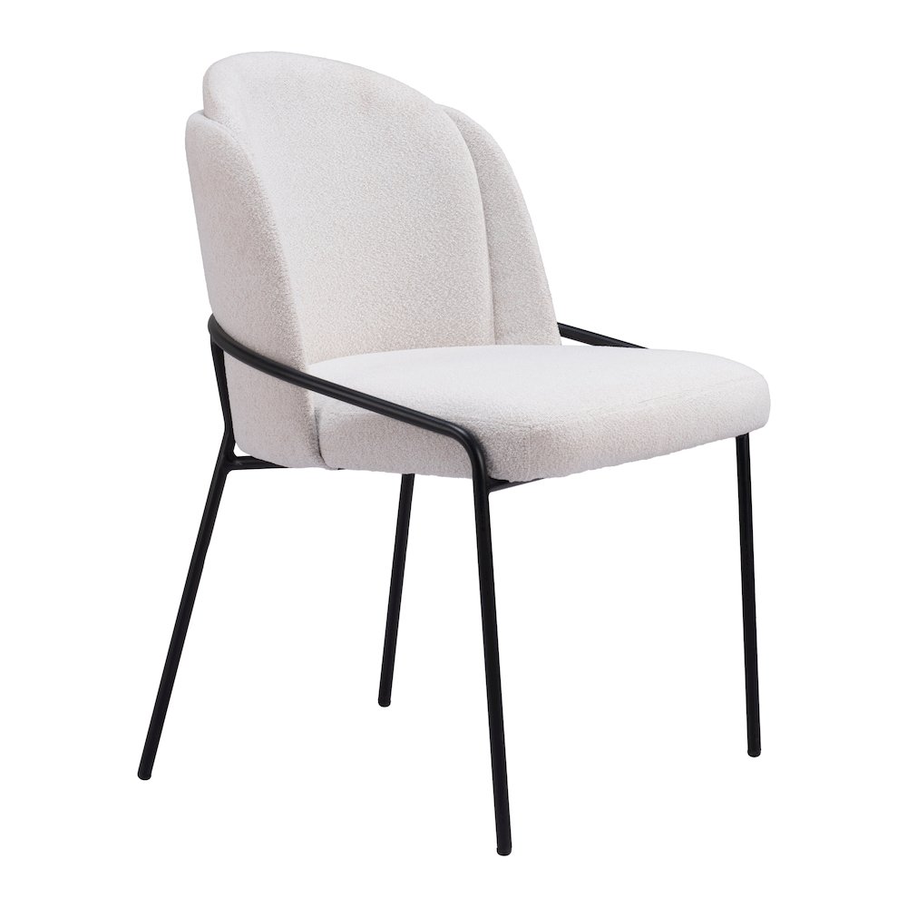 Jambi Dining Chair (Set of 2) Ivory. Picture 8