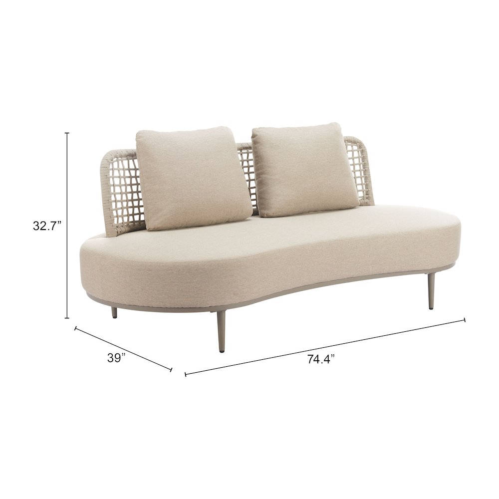 Ruhe Sofa Beige. Picture 7