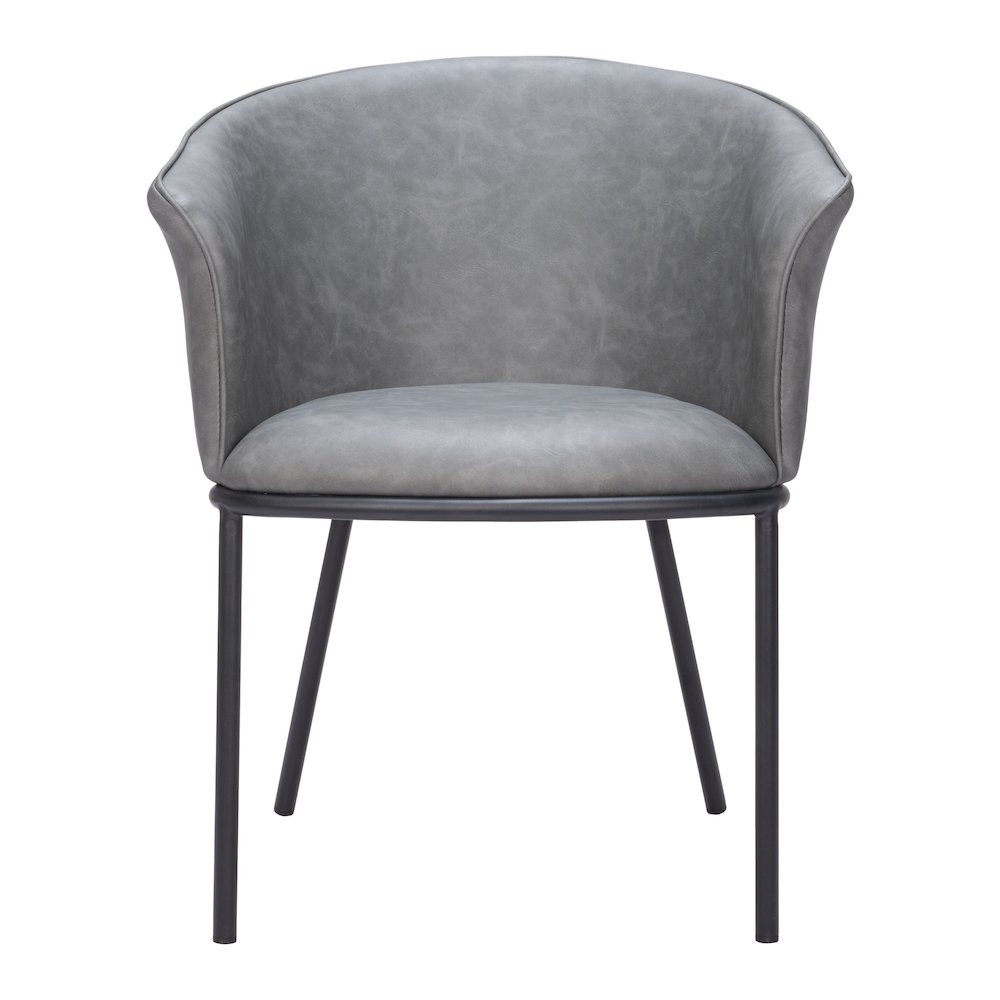 Garston Dining Chair Gray. Picture 3