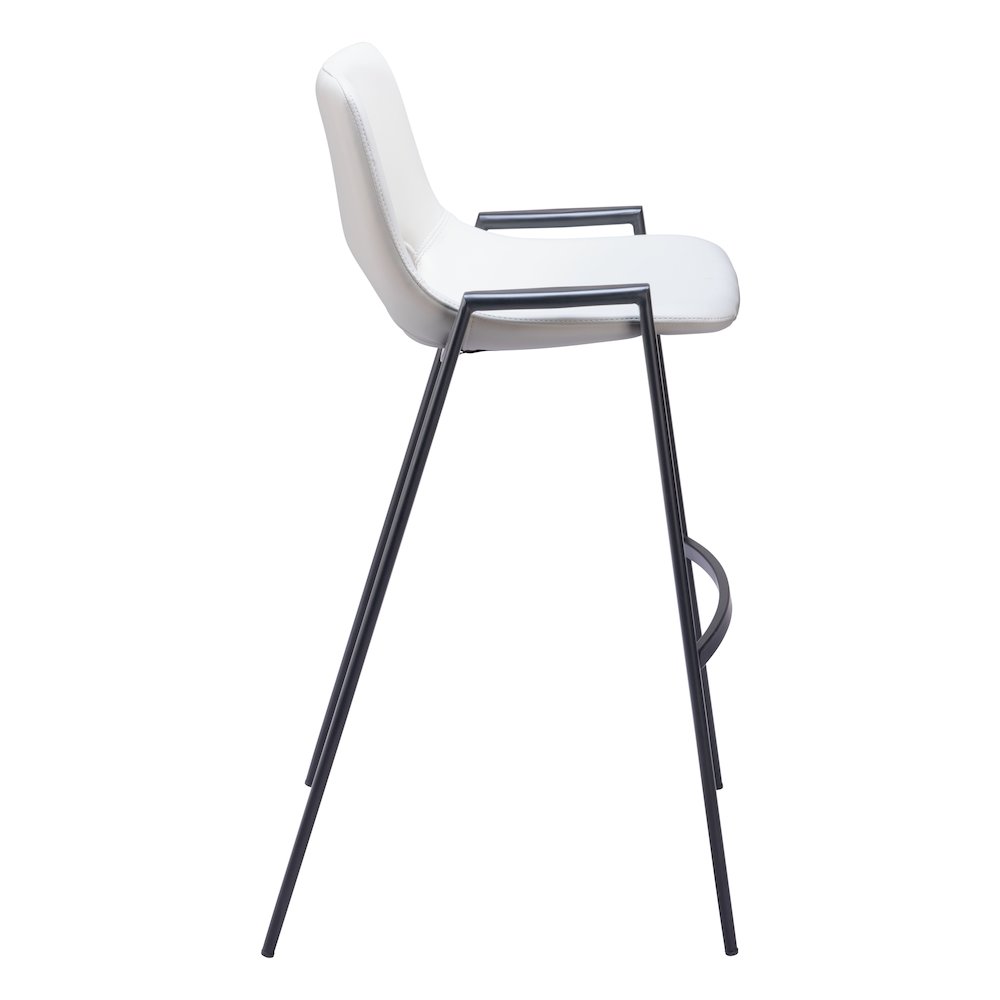 Desi Barstool (Set of 2) White. Picture 2