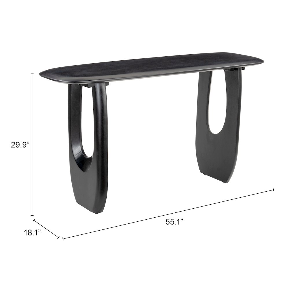 Arasan Console Table Black. Picture 7