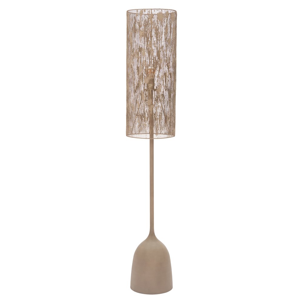 Buff Floor Lamp Taupe. Picture 5
