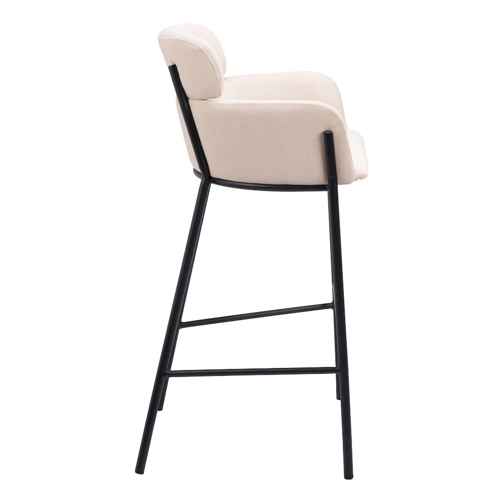 Bremor Barstool Beige. Picture 2