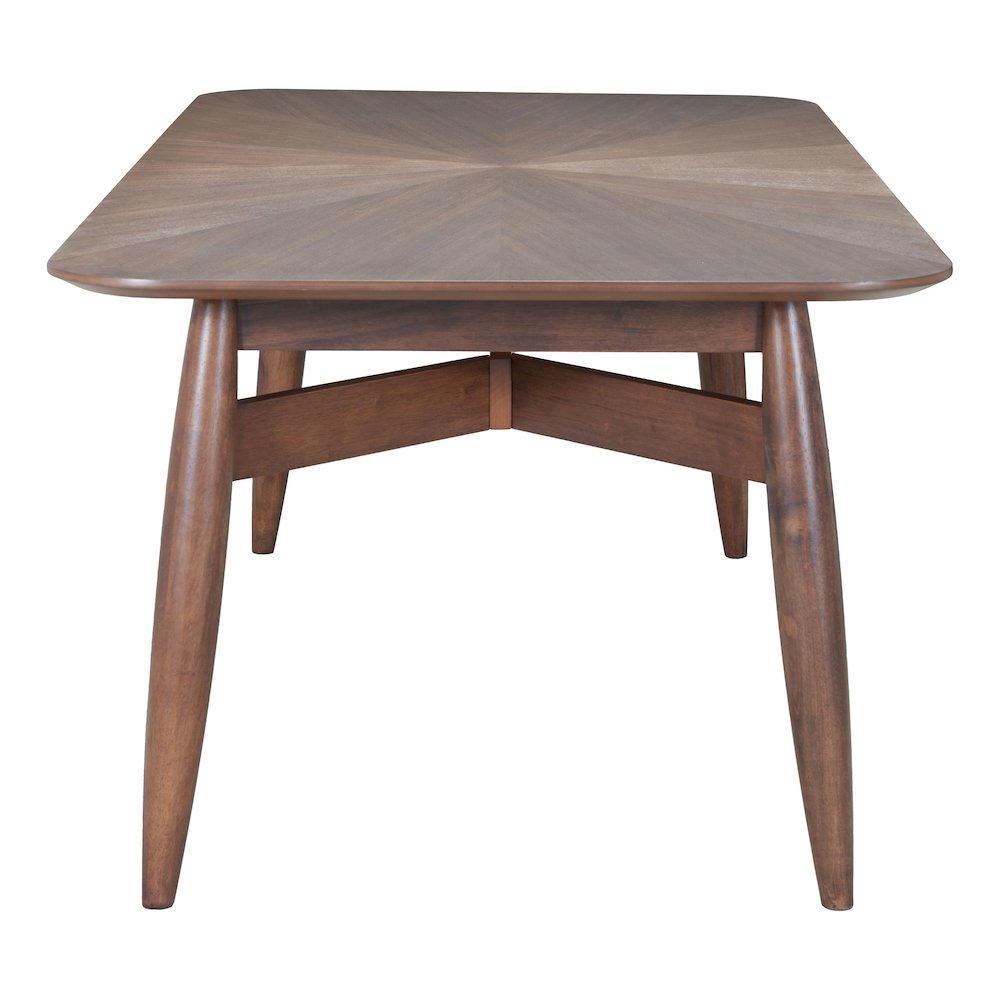 Silea Rectangular Dining Table Espresso. Picture 2