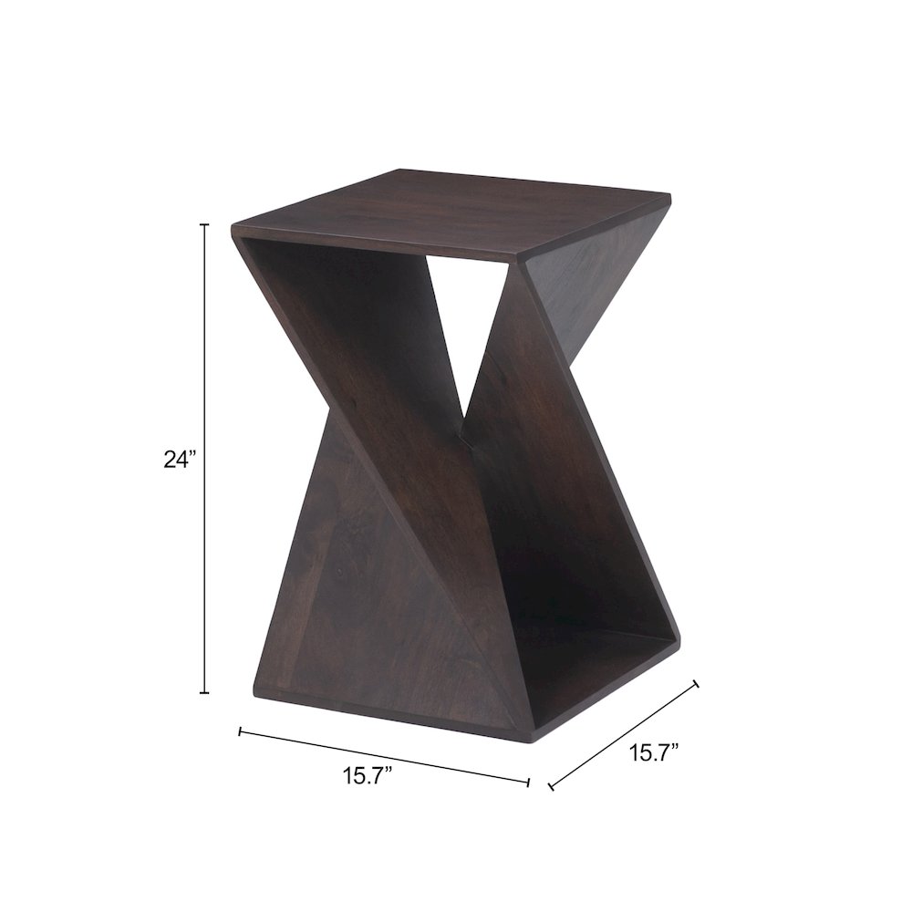 Alba Accent Table Walnut. Picture 10