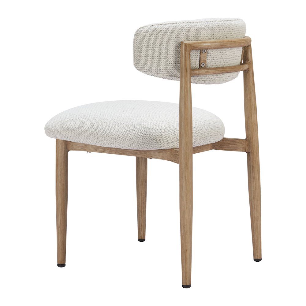 Bege Dining Chair White. Picture 5
