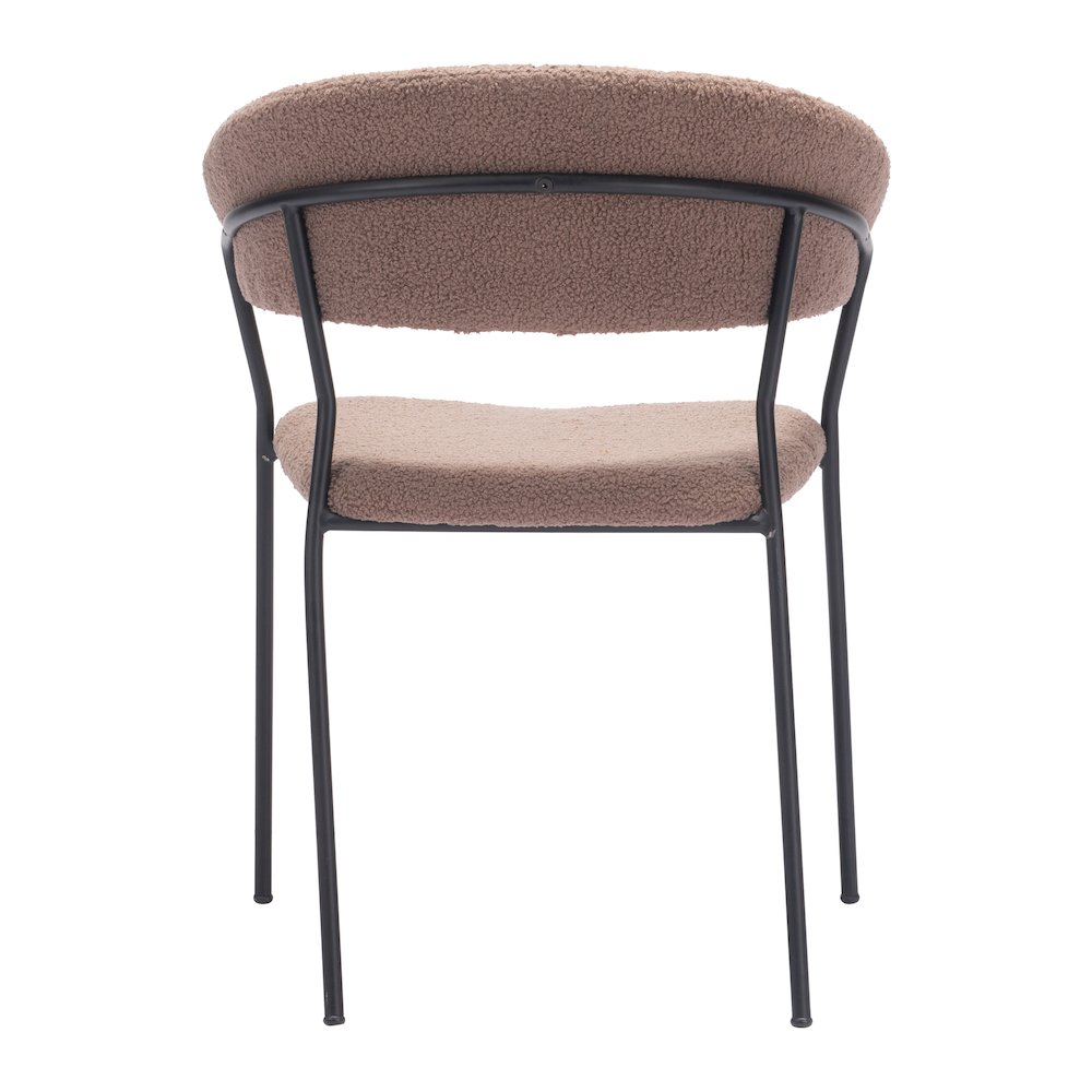 Josephine Dining Chair (Set of 2) Brown. Picture 4