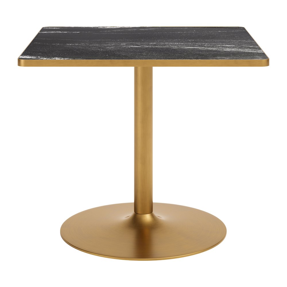 Caliza Dining Table Black & Gold. Picture 4