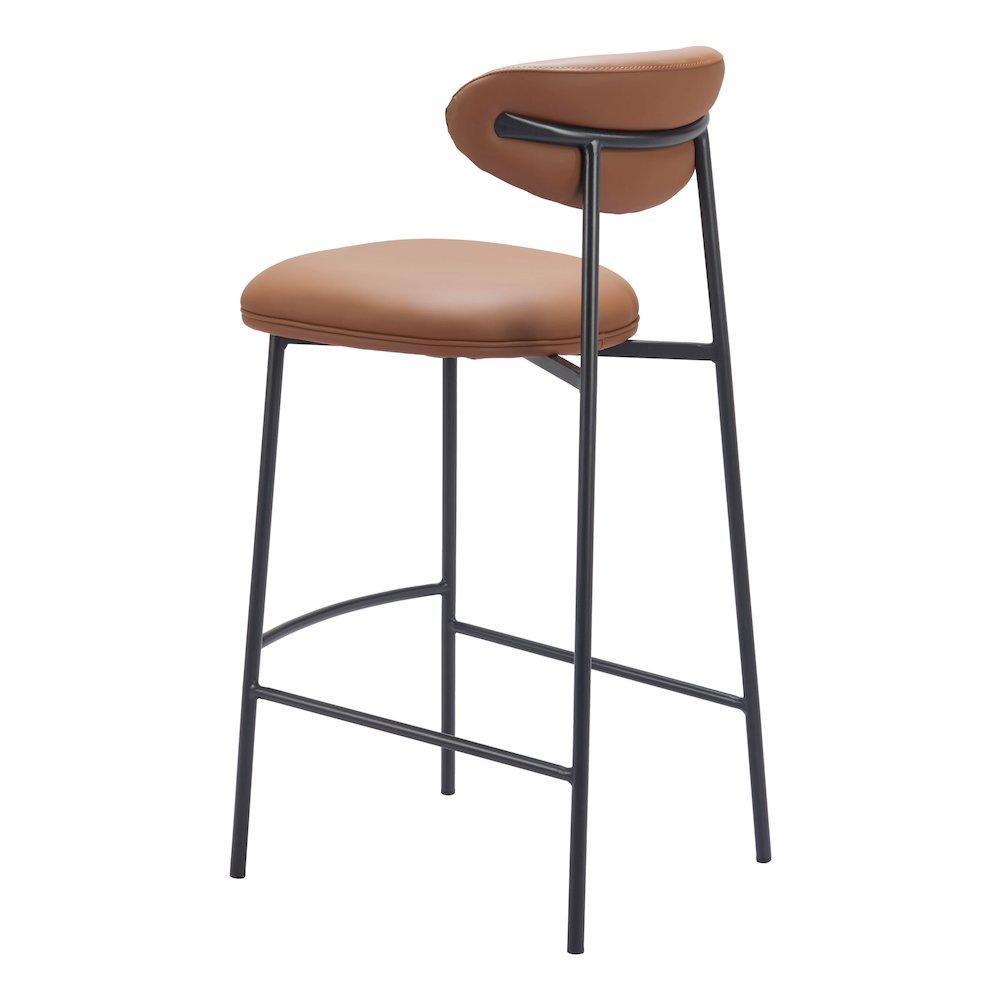 Rorun Barstool (Set of 2) Brown. Picture 5