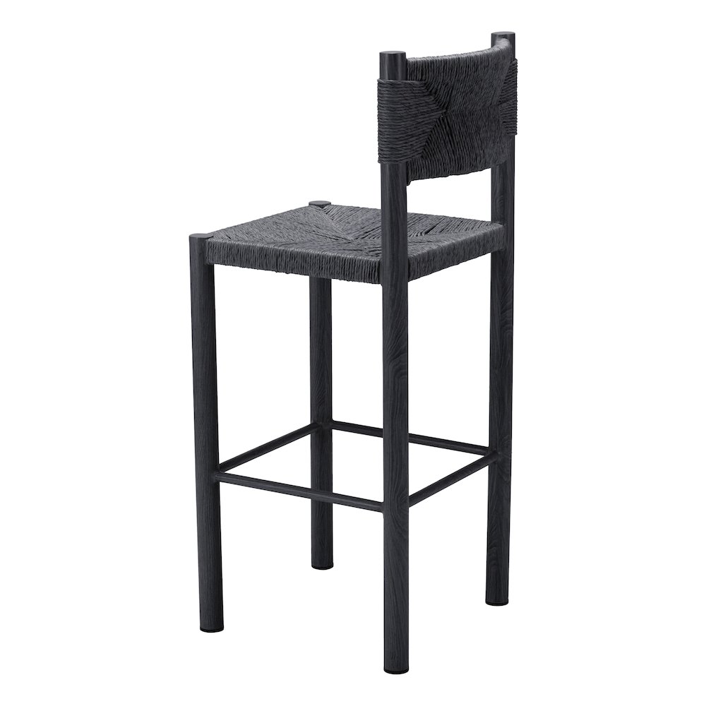 Iska Barstool (Set of 2) Black. Picture 5
