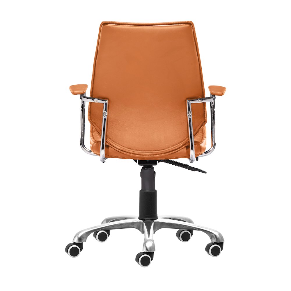 Enterprise Low Back Office Chair Terracotta. Picture 4