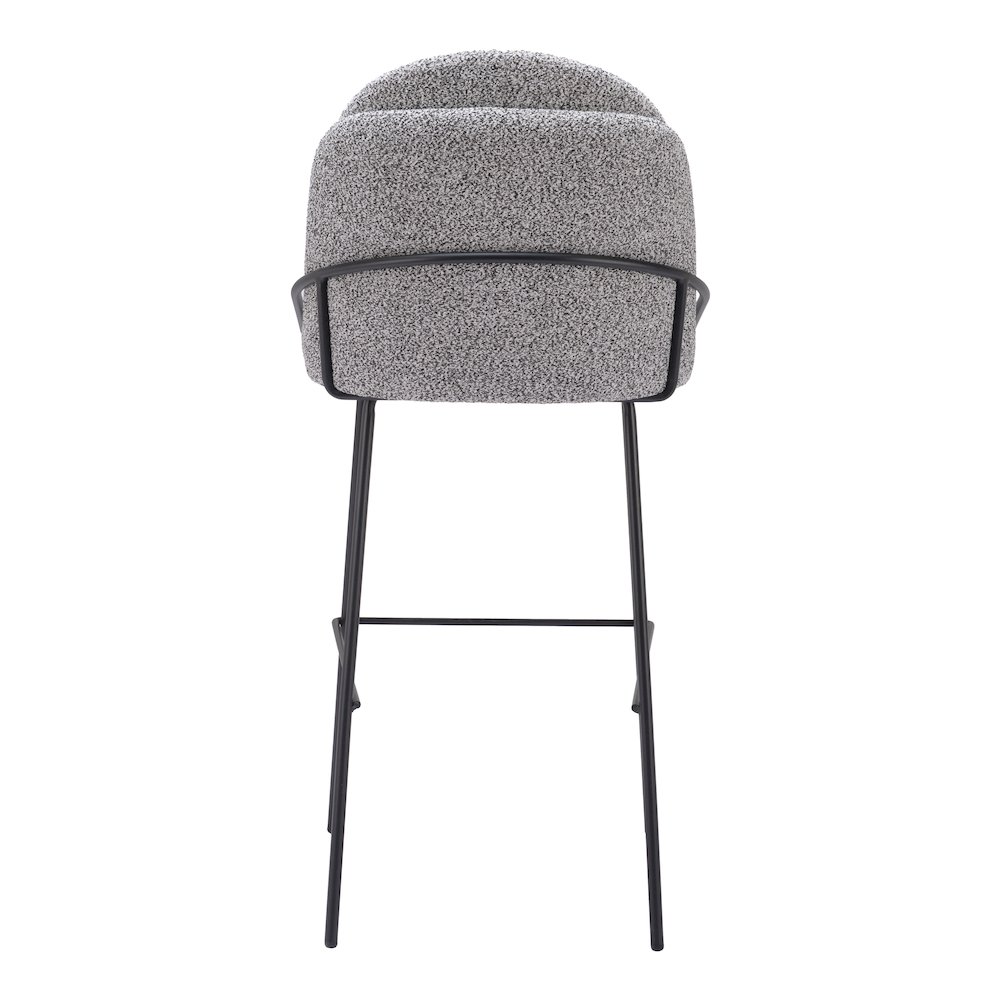 Jambi Barstool (Set of 2) Black & White. Picture 4