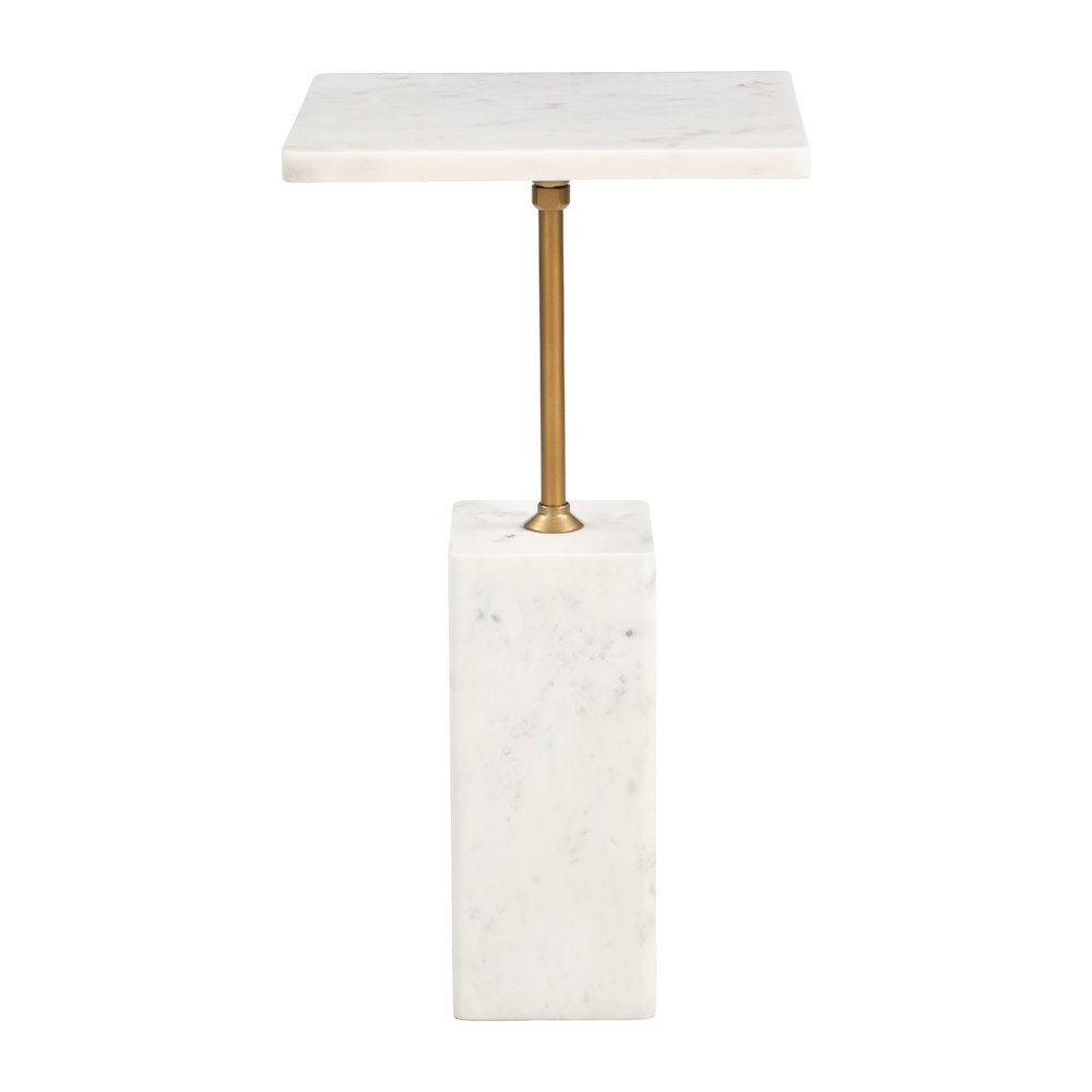 Naht Side Table White. Picture 3
