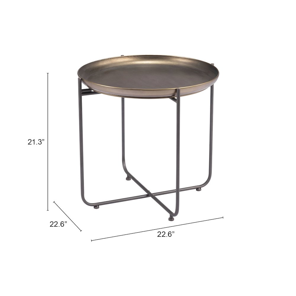 Bronson Side Table Bronze. Picture 7