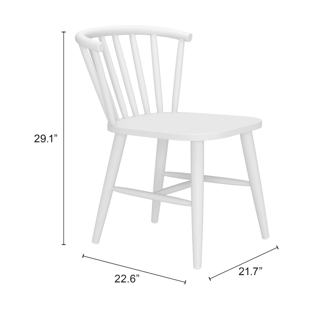 Shio Dining Chair White. Picture 7