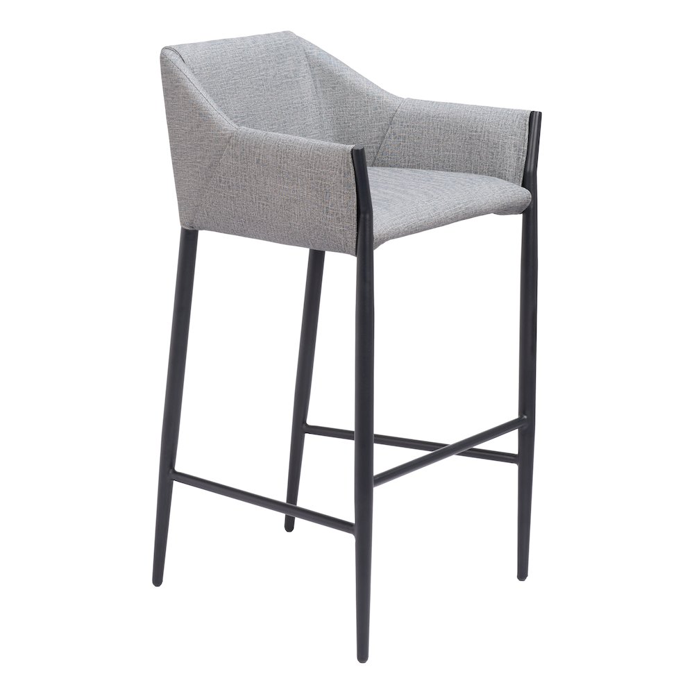 Andover Barstool Slate Gray. Picture 10