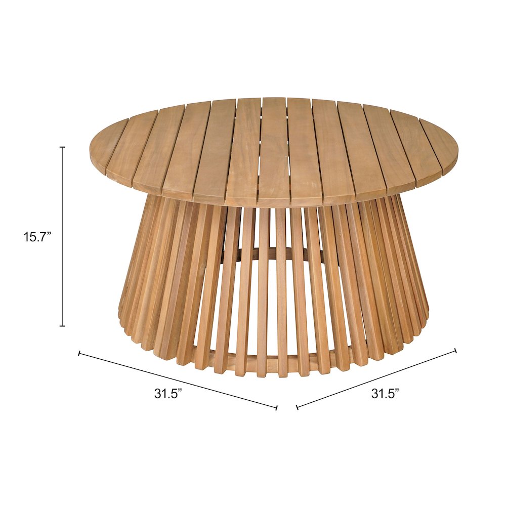 Zahara Coffee Table Natural. Picture 7