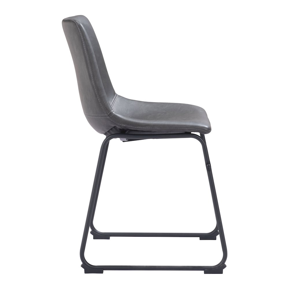 Smart Dining Chair (Set of 2) Charcoal. Picture 2