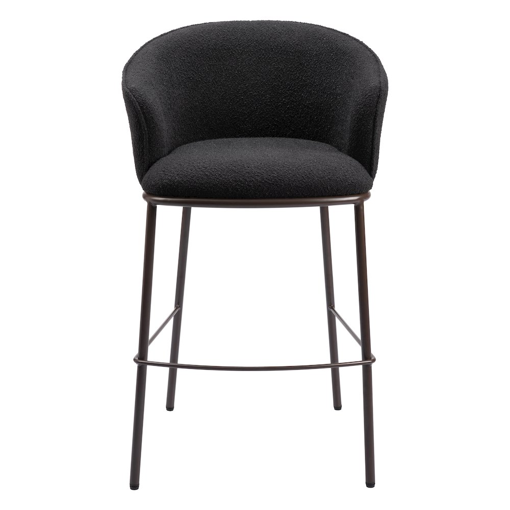 Essen Barstool Black & Bronze. Picture 3
