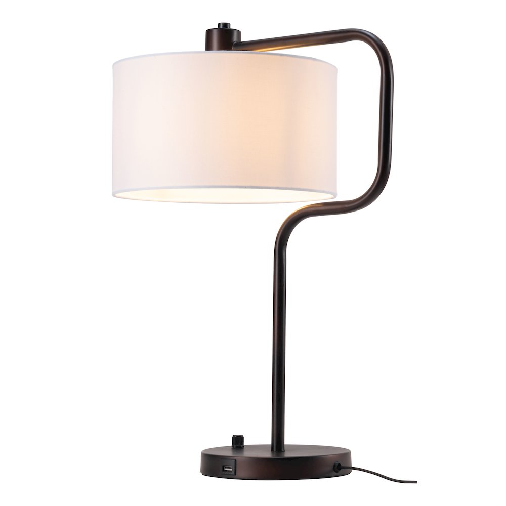Middlemist Table Lamp White. Picture 1