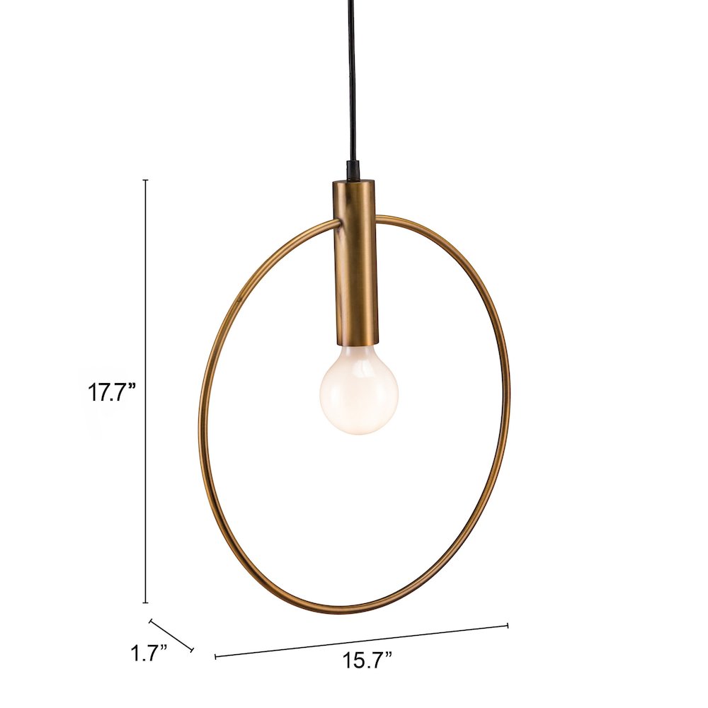 Irenza Ceiling Lamp Brass. Picture 7