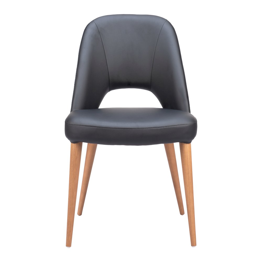 Leith Dining Chair (Set of 2) Black. Picture 3