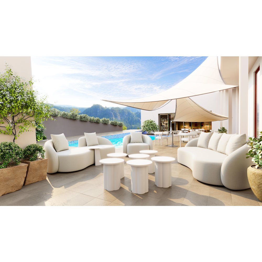 Sunny Isles Loveseat Beige. Picture 11