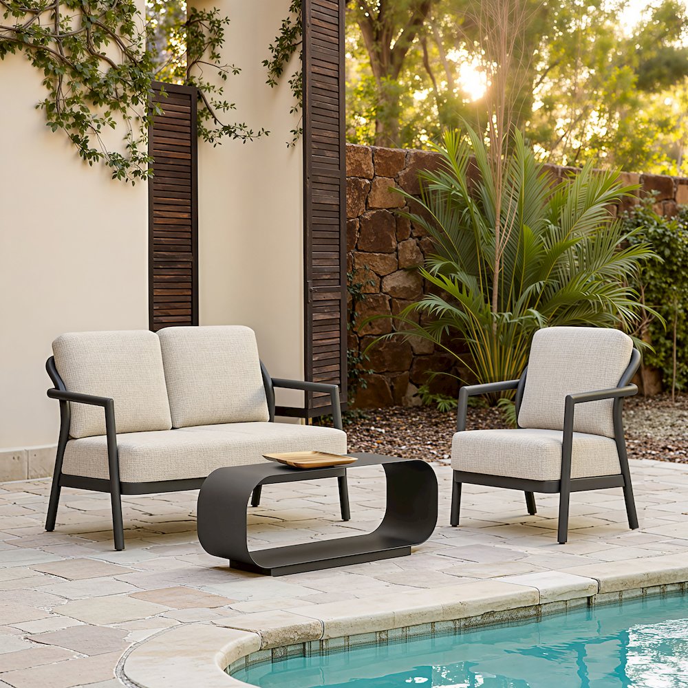 Rein Loveseat Beige. Picture 8