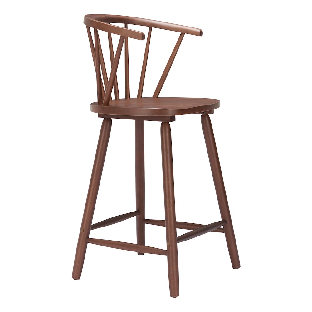 Stenger Counter Stool (Set of 2) Walnut. Picture 8