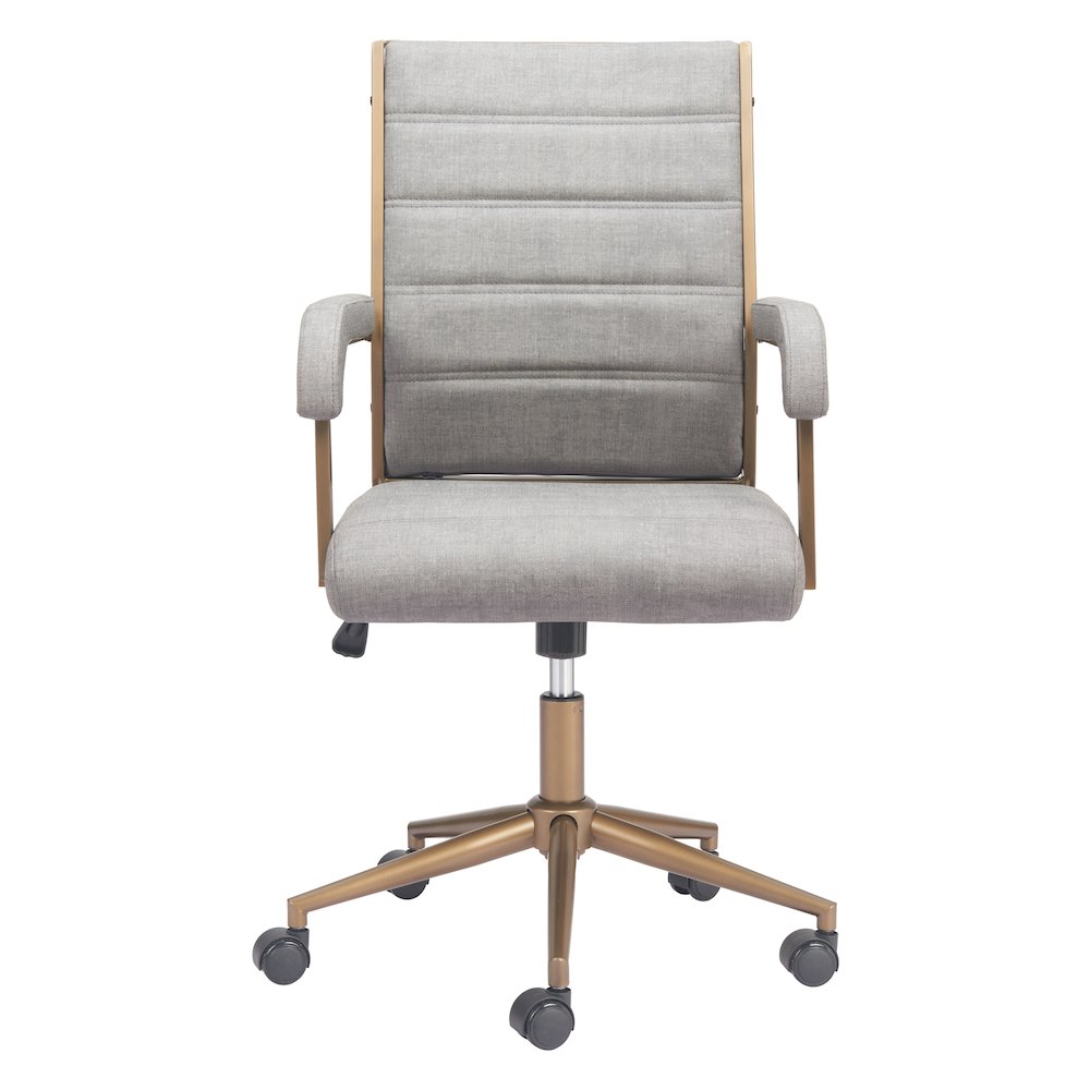 Auction Office Chair Gray. Picture 3