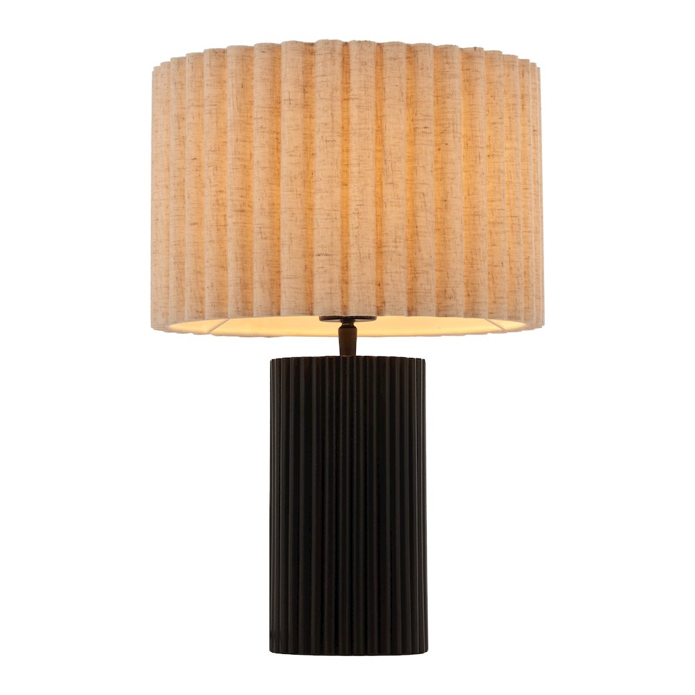 Aurora Table Lamp Beige & Black. Picture 2