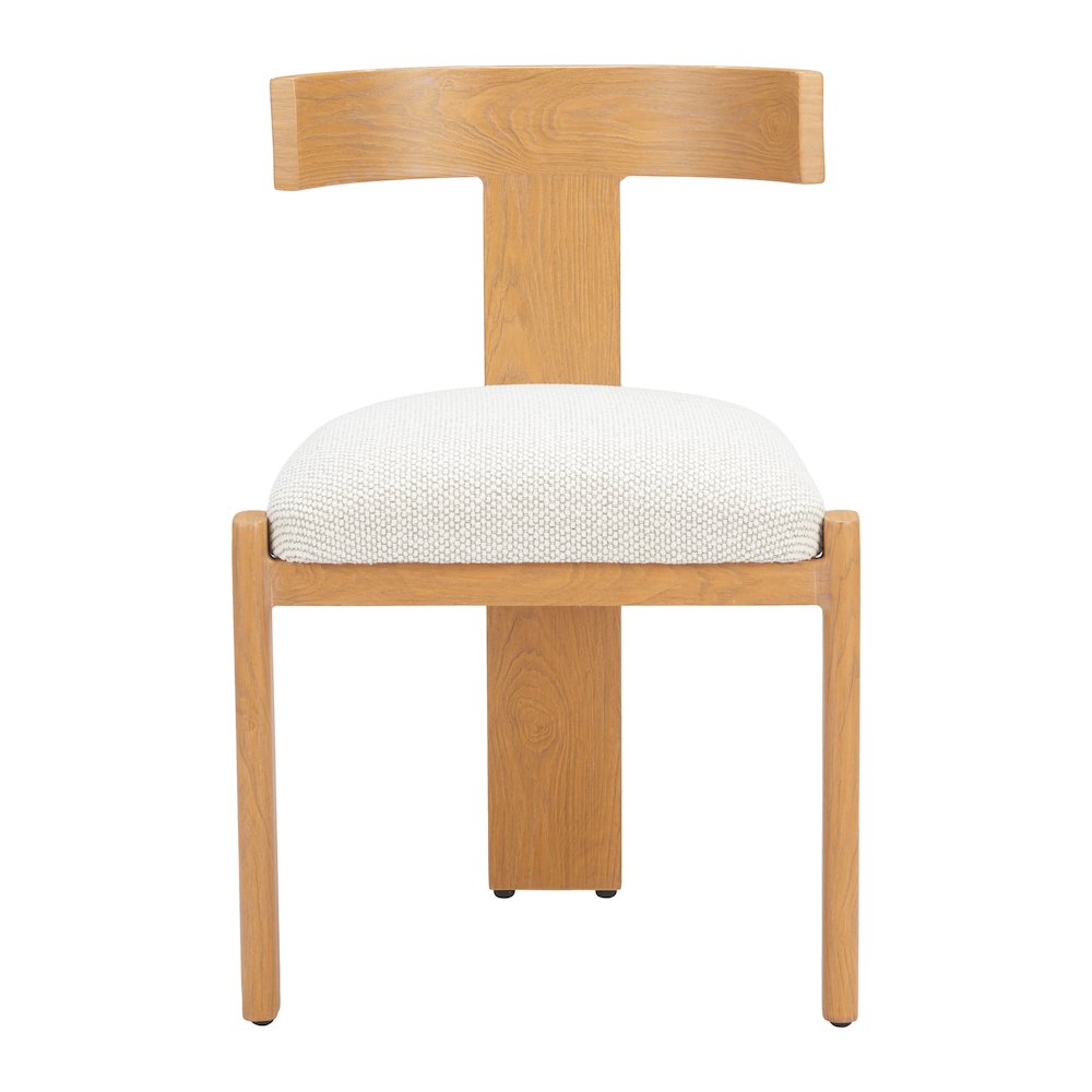 Tiana Dining Chair Natural & Beige. Picture 3