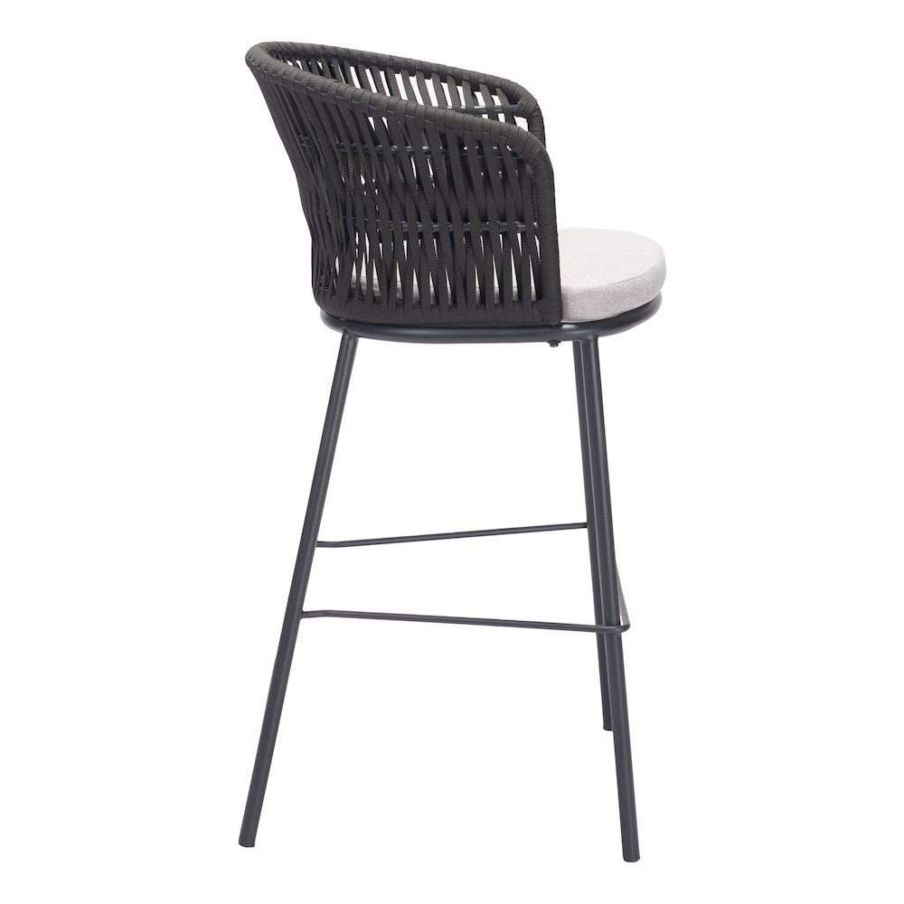 Freycinet Barstool (Set of 2) Black. Picture 2