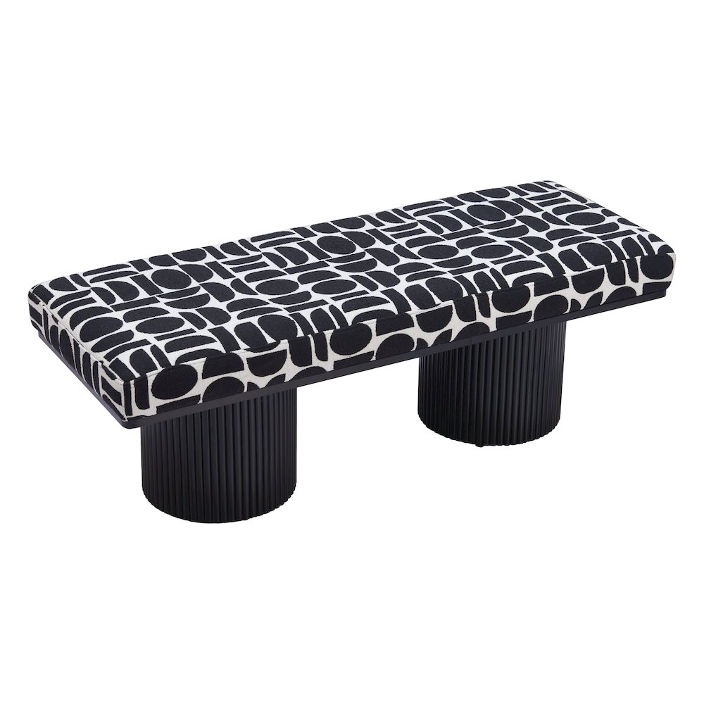 Botoia Bench Black & White. Picture 11