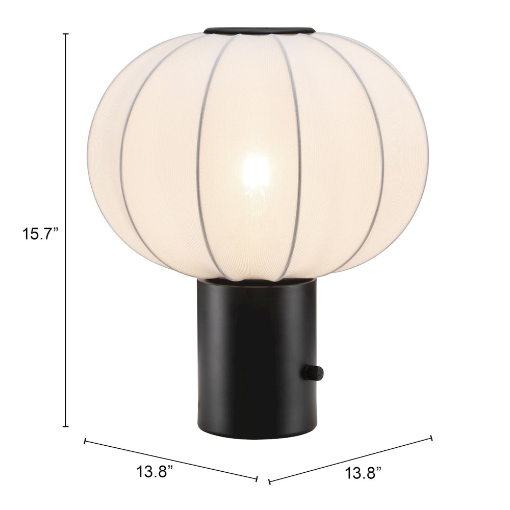 Wisteria Table Lamp White. Picture 7