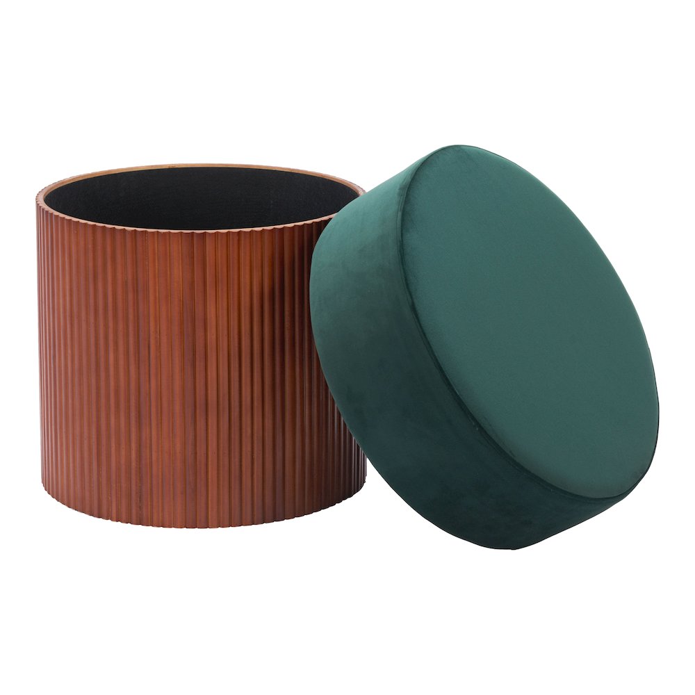 Boto Storage Ottoman Green. Picture 5