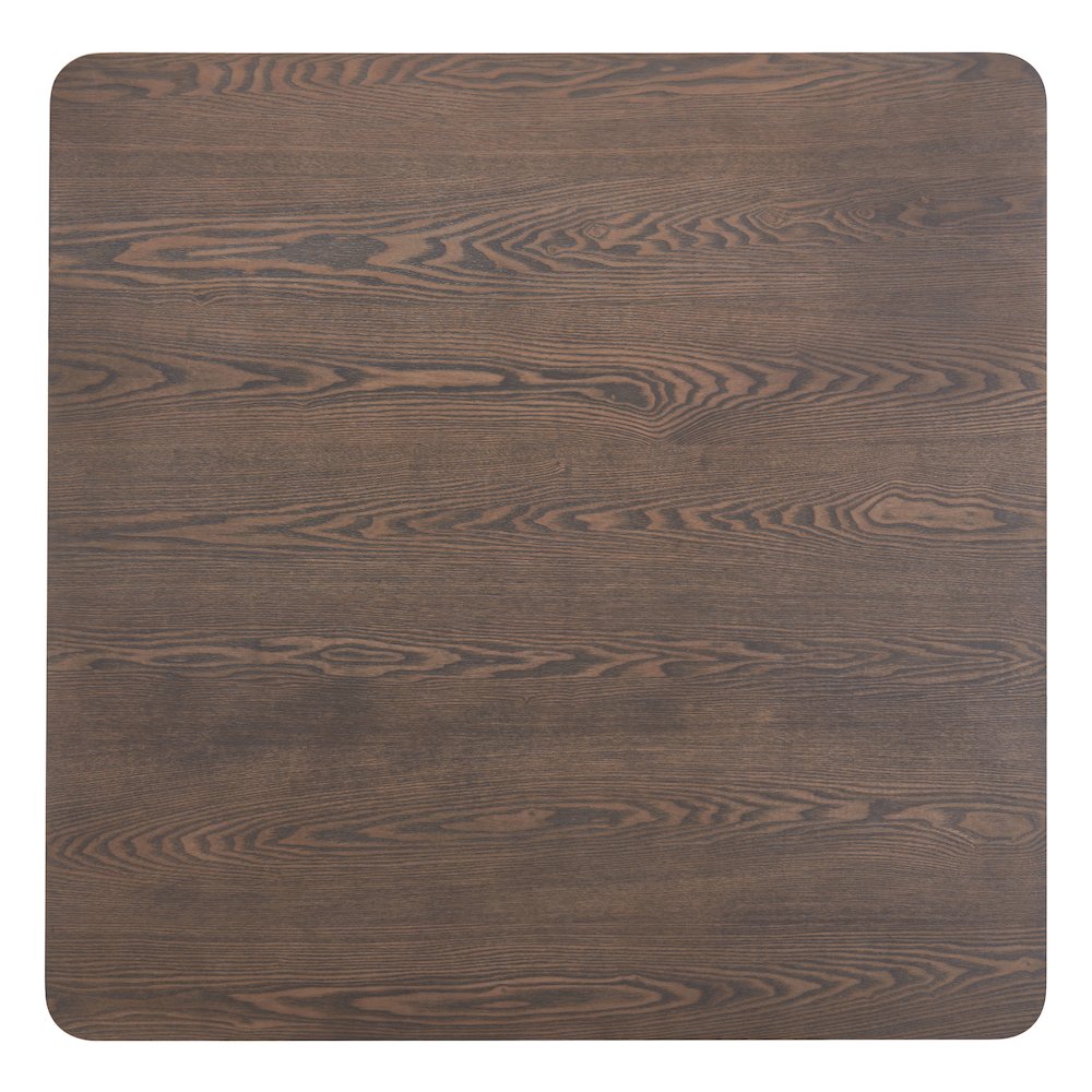 Lisse Square Dining Table Espresso. Picture 8