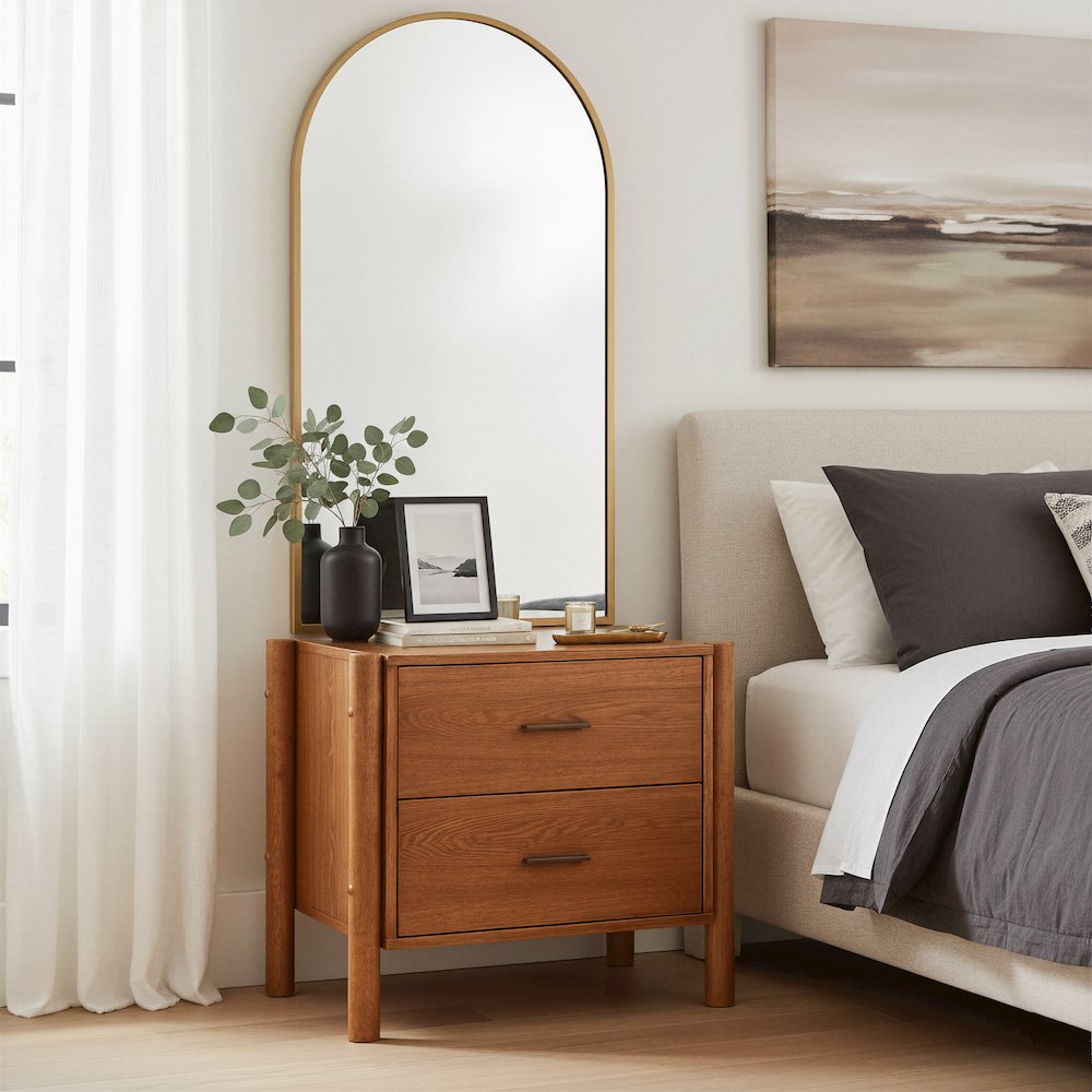 Beleza Nightstand Walnut. Picture 8